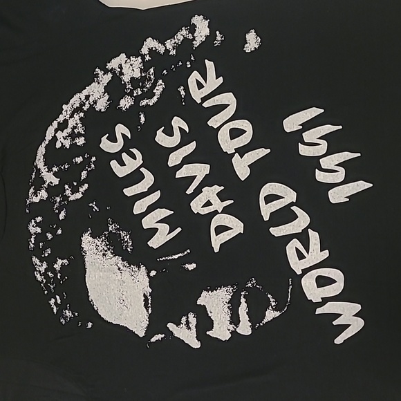 Vintage Miles Davis Tour T-shirt - Picture 2 of 5